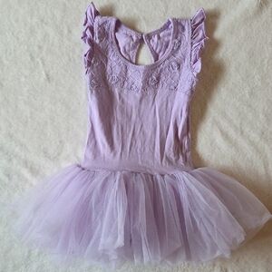 Lavender Ruffled Kids Costume Dress